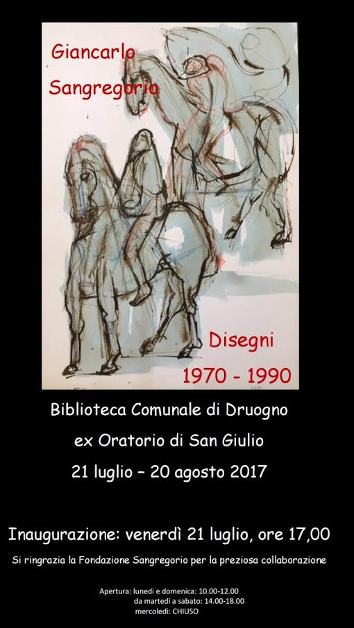 locandina mostra disegni
