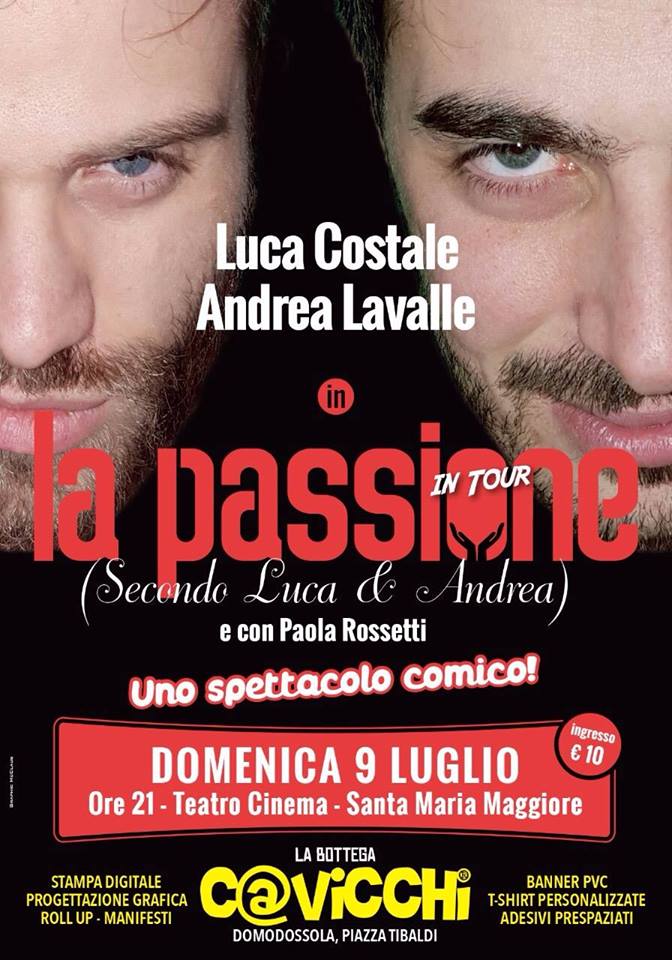 locandina spettacolo la passione