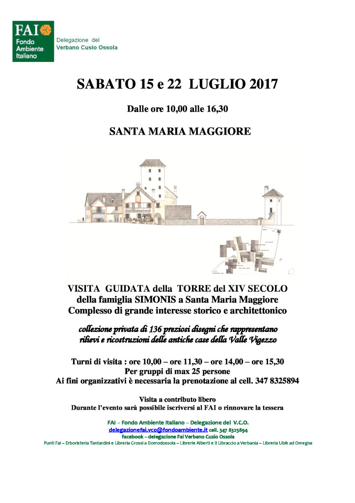 locandina visita torre simonis