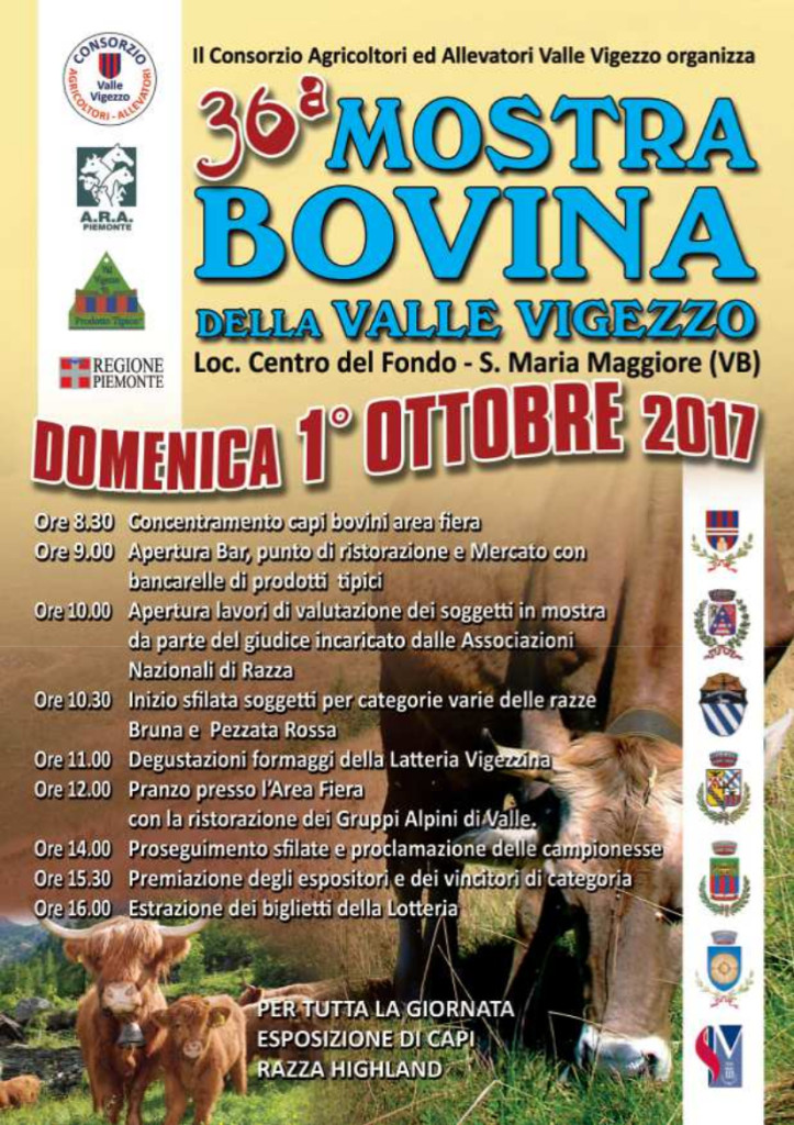 locandina mostra bovina 2017