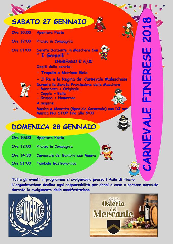 programma aggiornato finero