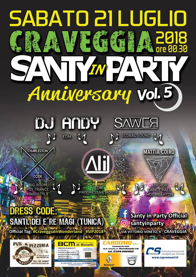 Santy in Party