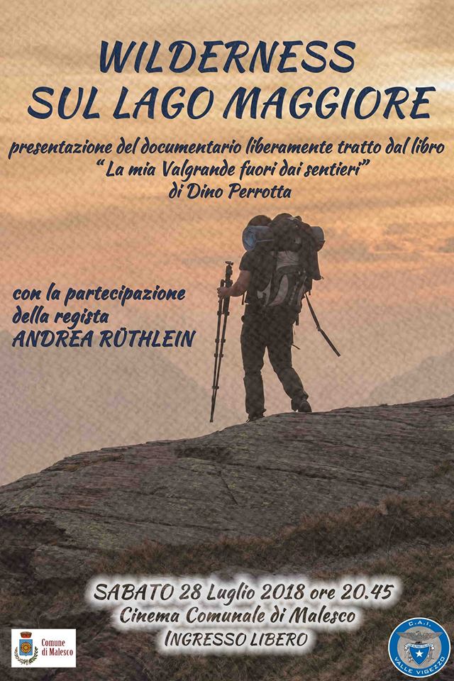 Proiezione Wilderness sul Lago Maggiore