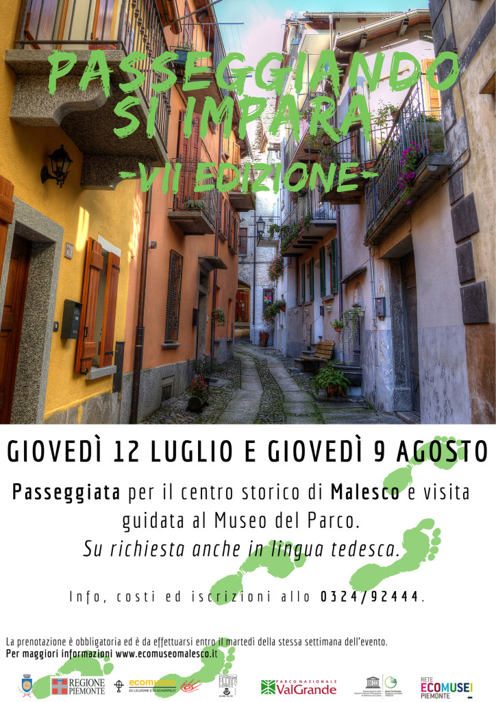 PASSEGGIANDO SI IMPARA
