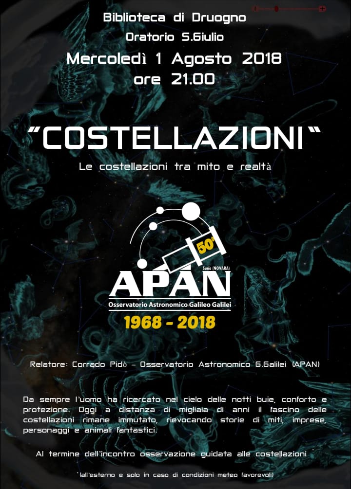 Costellazioni tra Scienza e Mito