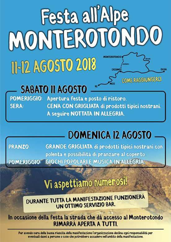 Festa all'Alpe Monterotondo