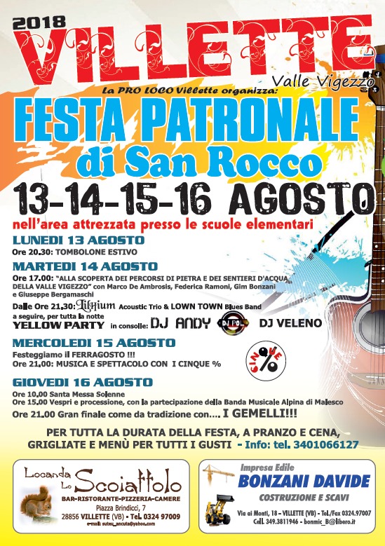 Festa Patronale di San Rocco a Villette